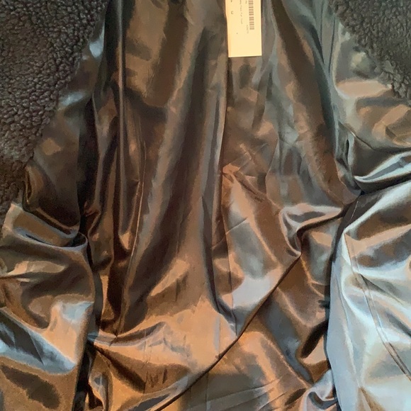 K. ZELL PARIS BLACK FAUX FUR OVERSIZED TEDDY COAT SIZE M - Picture 7 of 9